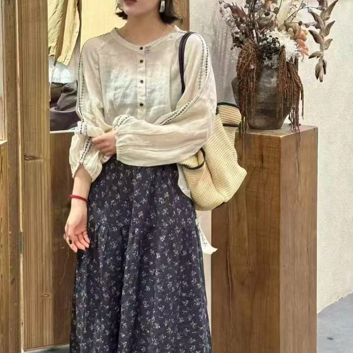 Dame Let Stilet Bluse Stilla