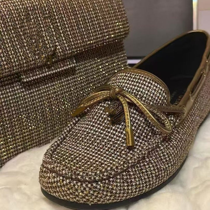 Damer Casual Slippers med smart sløjfedetalje Stilla