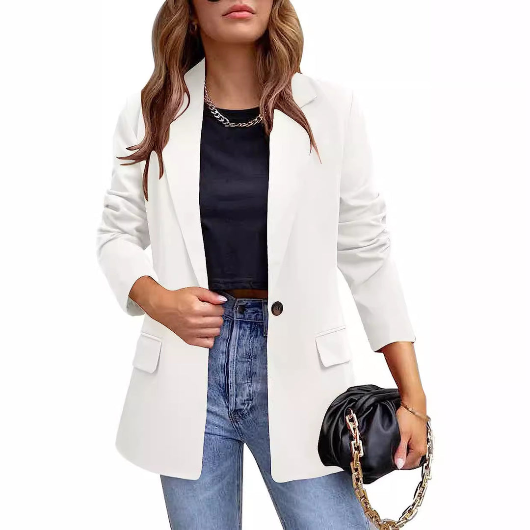 Dame Elegant Blazer med moderne snit og praktiske lommer Stilla