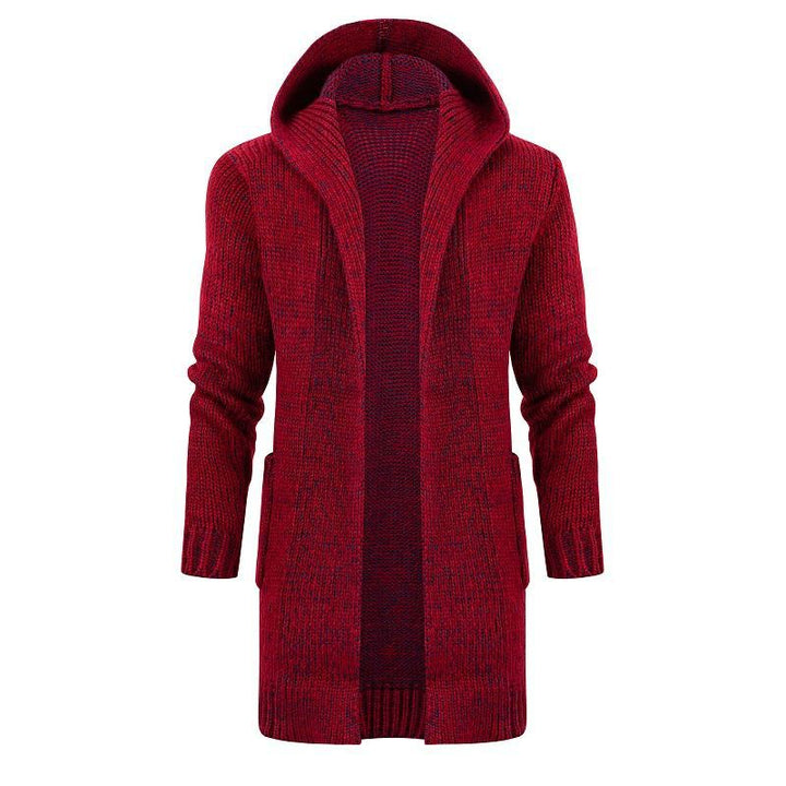 Femme Cozy Strikcardigan med hætte Stilla