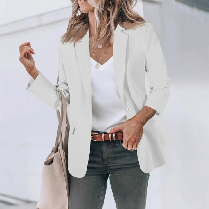 Dame afslappet blazer med elegant snit og praktiske lommer Stilla