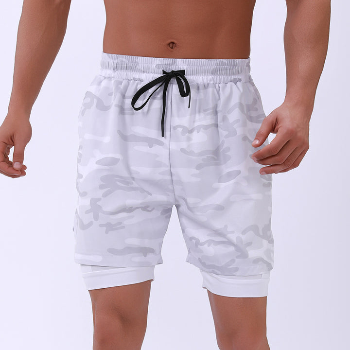 Herre sportlige badeshorts med indbygget inderside og elastisk talje Stilla