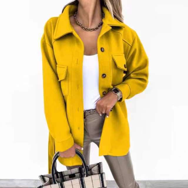 Kvinders Fashion Jakke med Praktiske Lommer og Casual Pasform Stilla