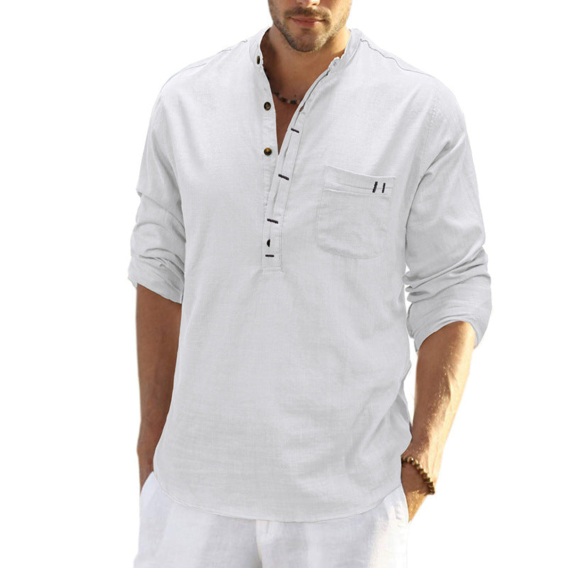 Herre Linned skjorte Stilla