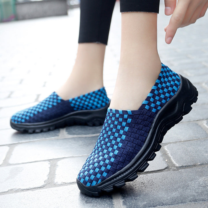 Dame Åndbare Slip-On Sko med Fleksibel Mesh-Overdel Stilla