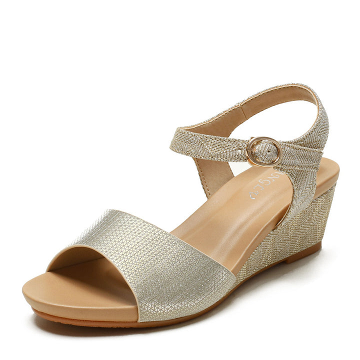Dame Wedge-sandaler med moderigtige detaljer og komfortabel dæmpning Stilla