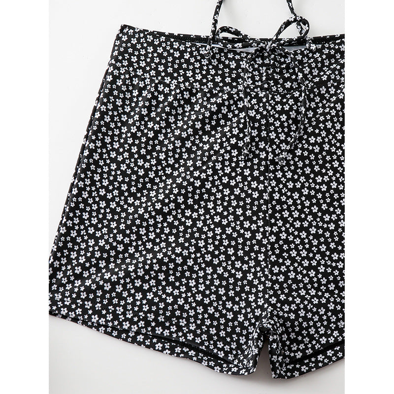 Dame Floral Print Bralette og Shorts Badetøj Sæt Stilla