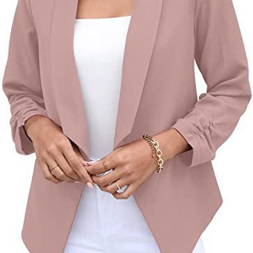 Dame trendy og elegant blazer med asymmetrisk skæring Stilla