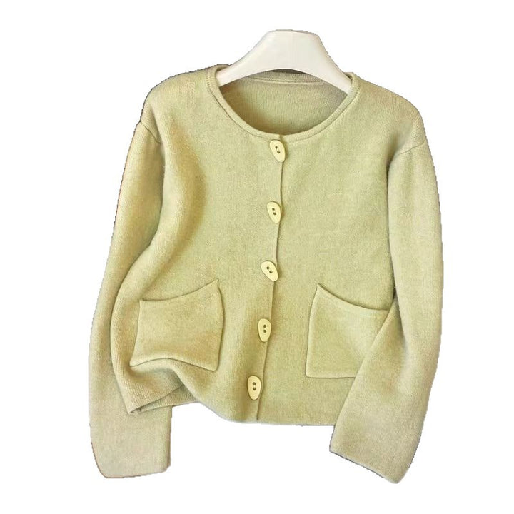 Kvinders hyggelige cardigan med dekorative sting Stilla