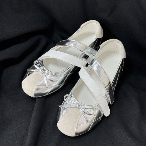 Dame Stilsikre Mary Jane Ballerinaer med justerbare remme Stilla