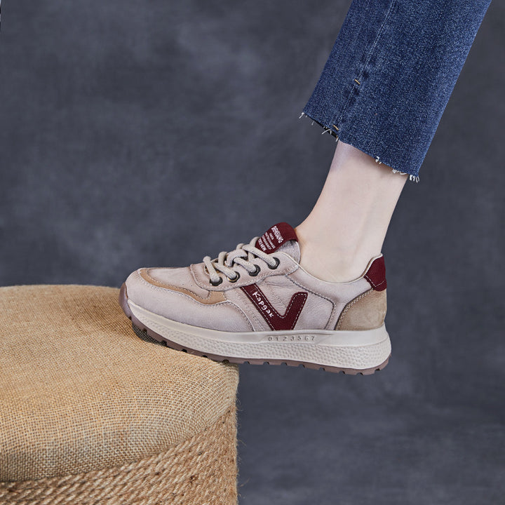 Dame stilfulde casual snørebånd sneakers Stilla