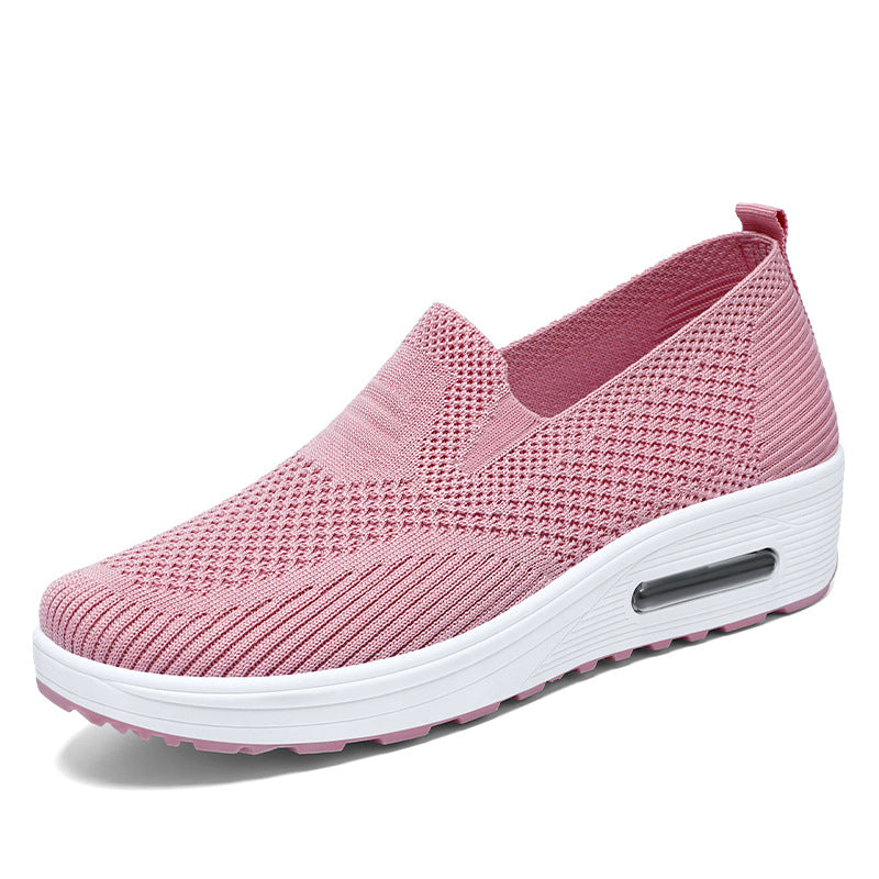 Dame Sporty Slip-On Sko med åndbart Mesh-Overmateriale Stilla