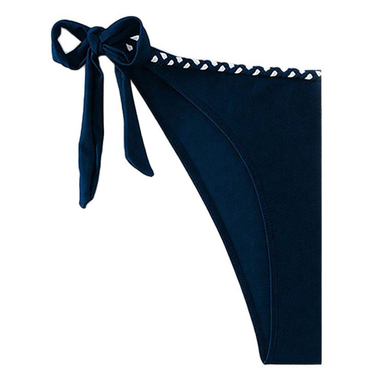 Dame Bandeau-bikini med elegant vikledetalje Skovae
