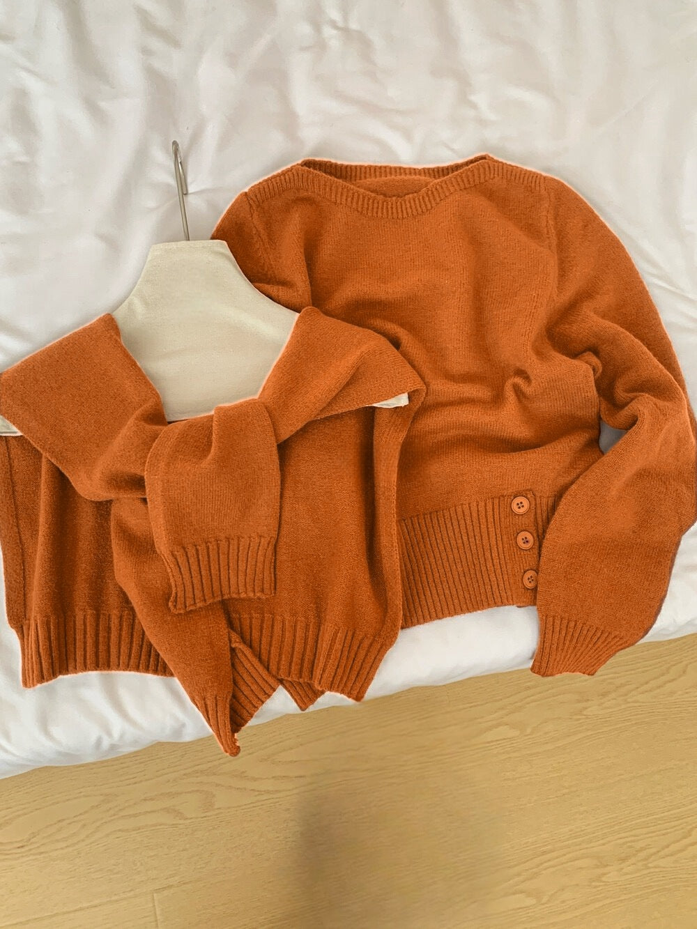 Damer elegant sweater med aftagelig krave Stilla