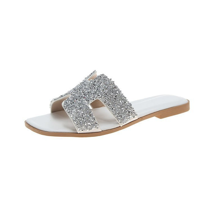 Damer Mode Rhinestone-sandaler i elegant design Stilla