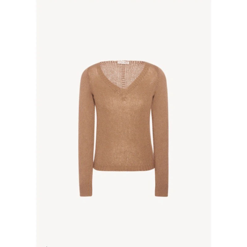 Damer hyggelig V-hals sweater Stilla