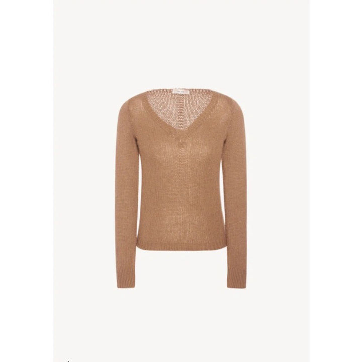 Damer hyggelig V-hals sweater Stilla