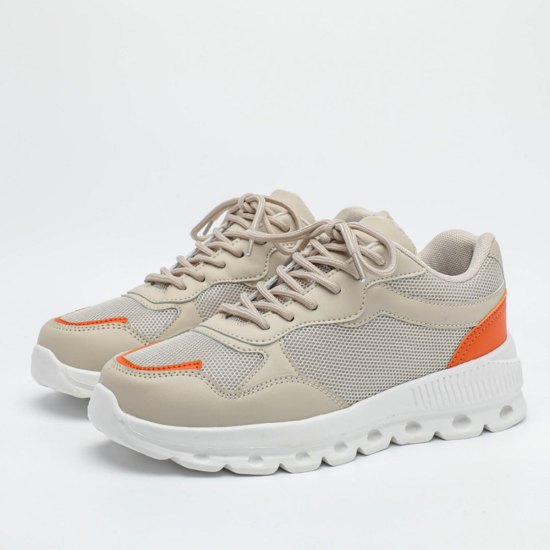 Dame Åndbare Lifestyle-Sneakers med fleksibel sål og innovativ dæmpning Stilla