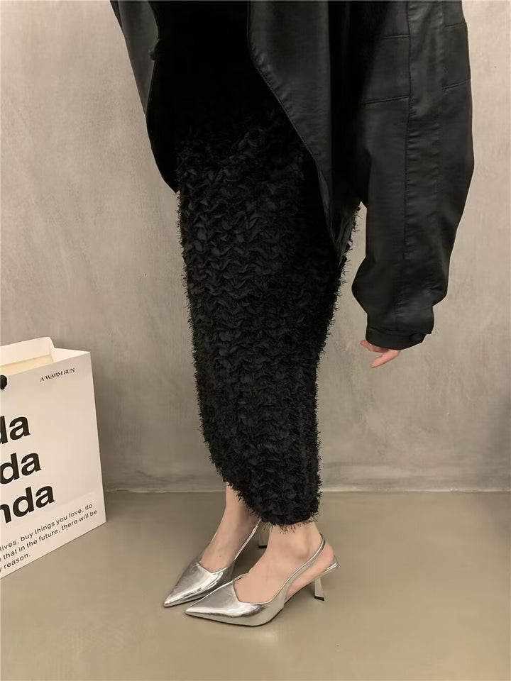 Dame spidse Slingback-hæle med rem-design Stilla