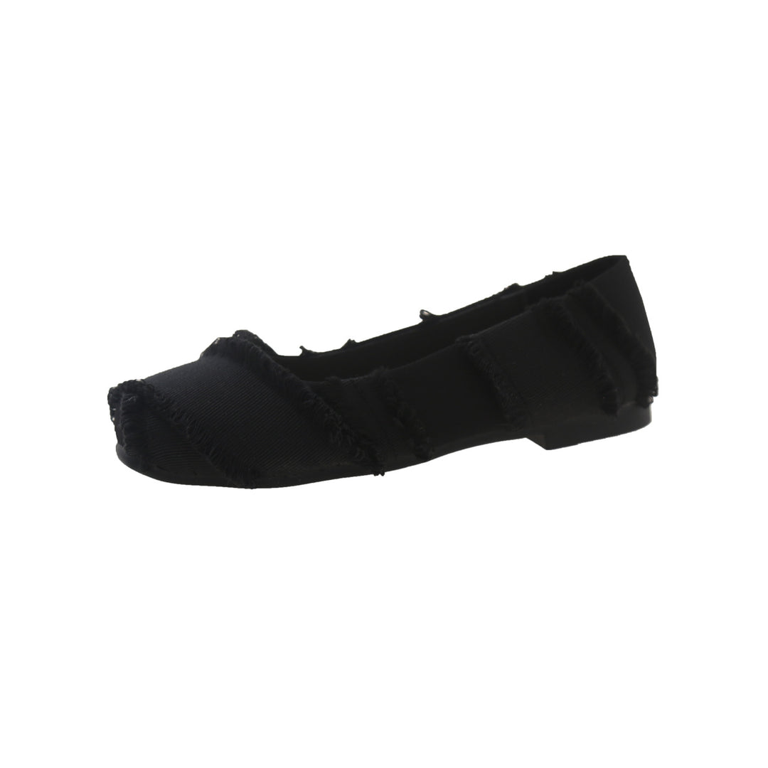 Dame Casual Slip-On Ballerinaer med distressed detaljer Stilla
