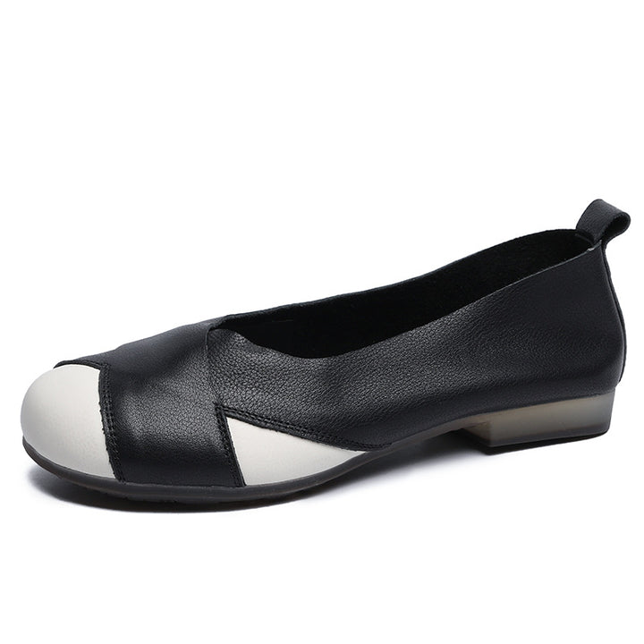 Dame stilfulde Cap Toe Ballerinas Stilla
