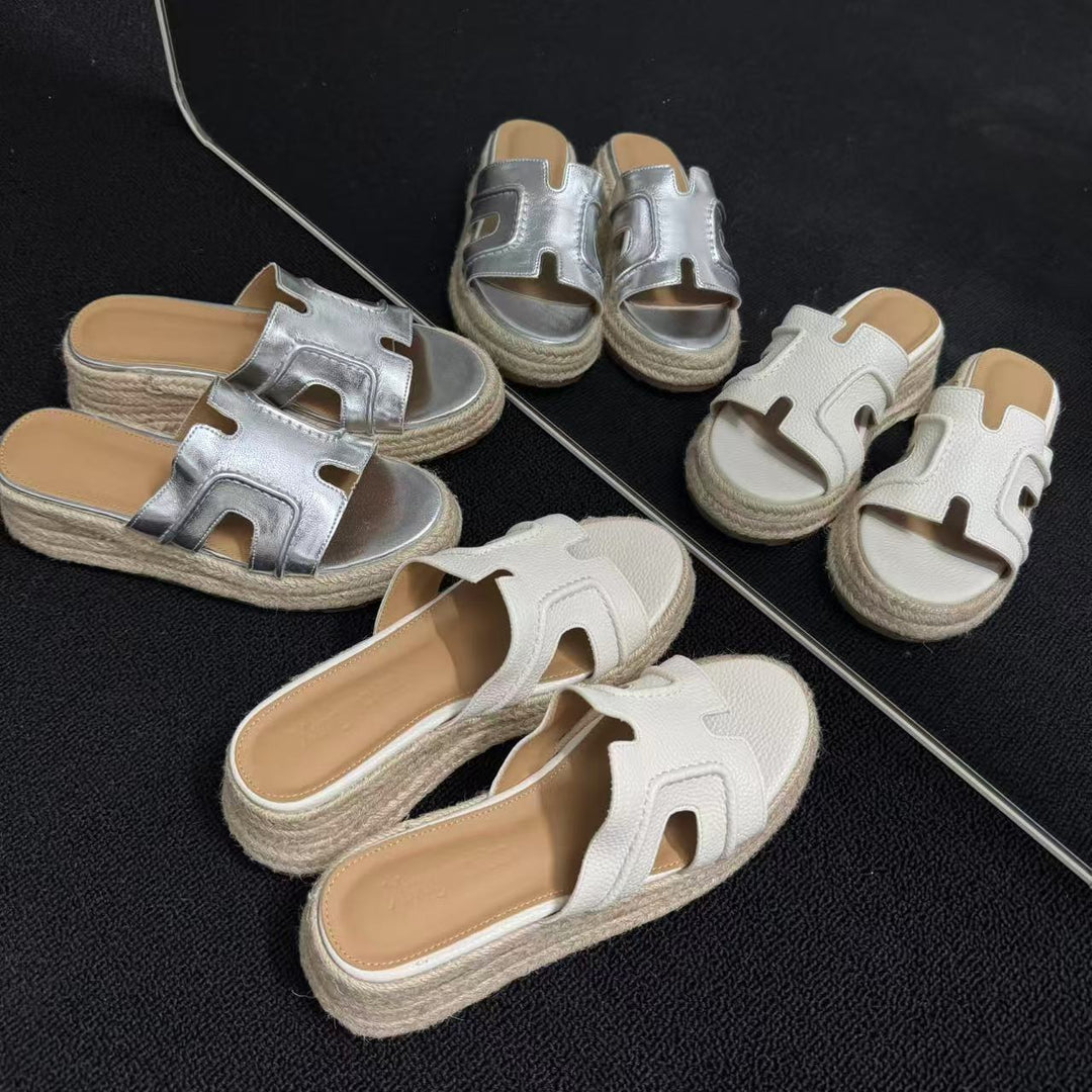 Dame Espadrille Plateau Sandaler Stilla