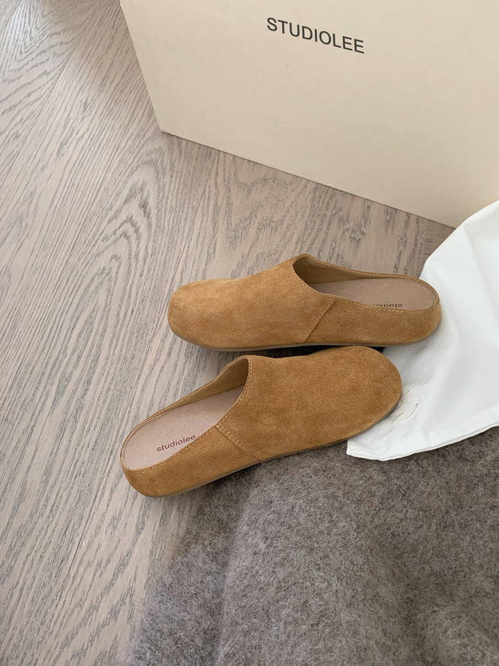 Dame Blødt Sæde Suede Skyd Clogs Stilla