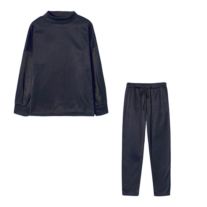 Dame Sporty Lounge-sæt med langærmet top og behagelige bukser Stilla