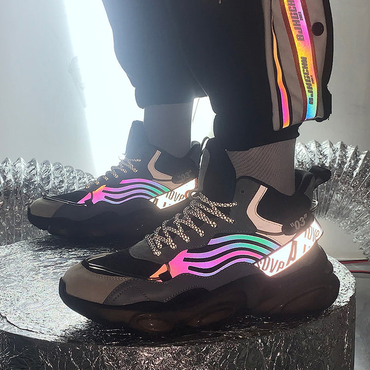 Herren højtydende multi-struktur sport sneakers Stilla