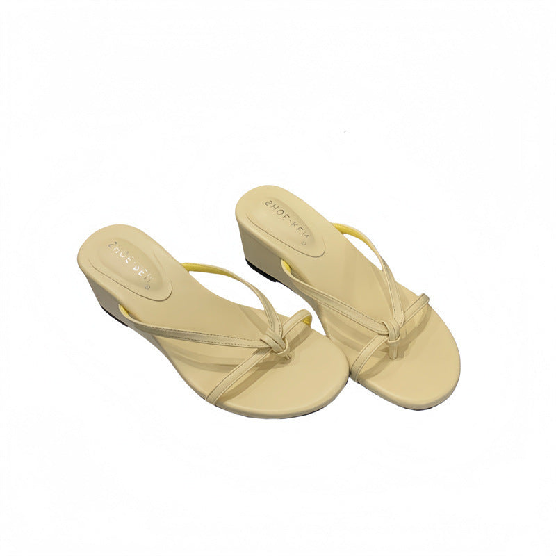 Dame stilfulde platform flip-flops Stilla