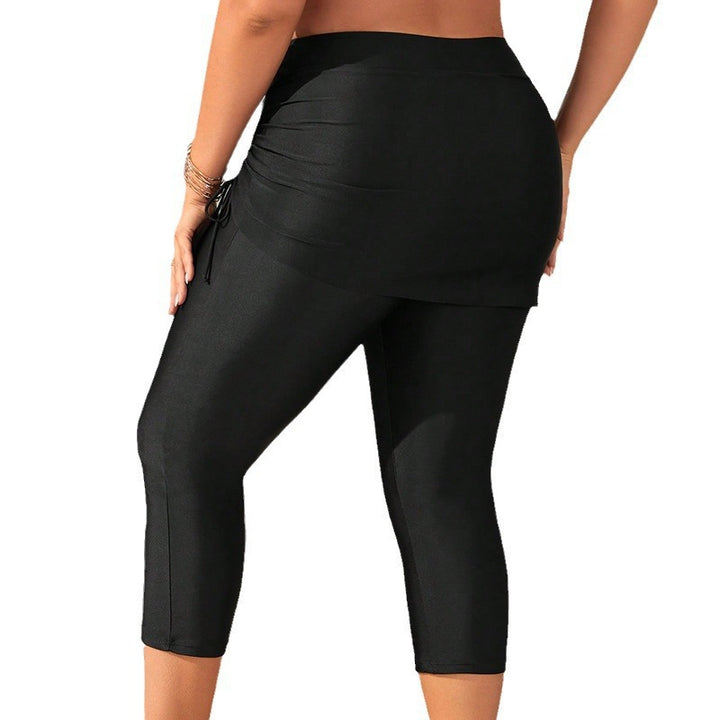 Dame Sporty Capri-bukser med rynke Skovae