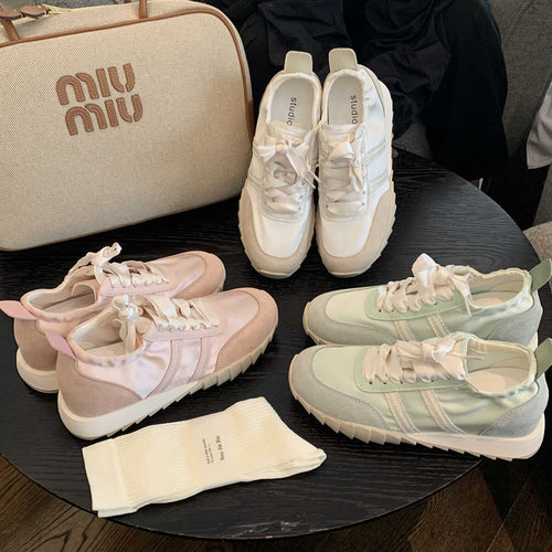 Dame Chic Fritids Snørebåndssko Stilla