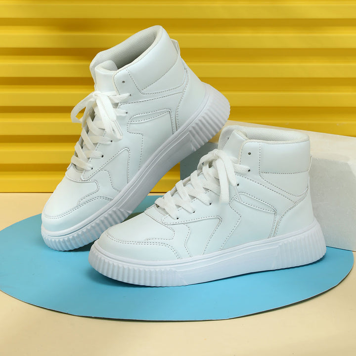 Dame Høje Sneakers med sporty Design Stilla