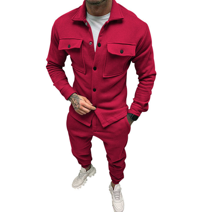 Herre Casual Jakke med funktionelle lommer og moderne design Stilla