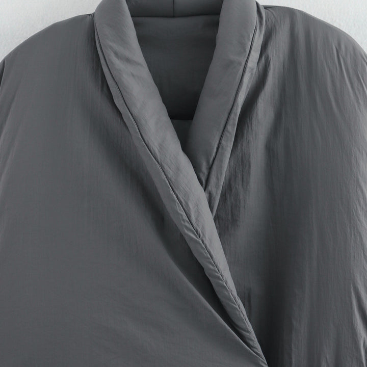 Femme Wrap Stil Pufferjakke Stilla