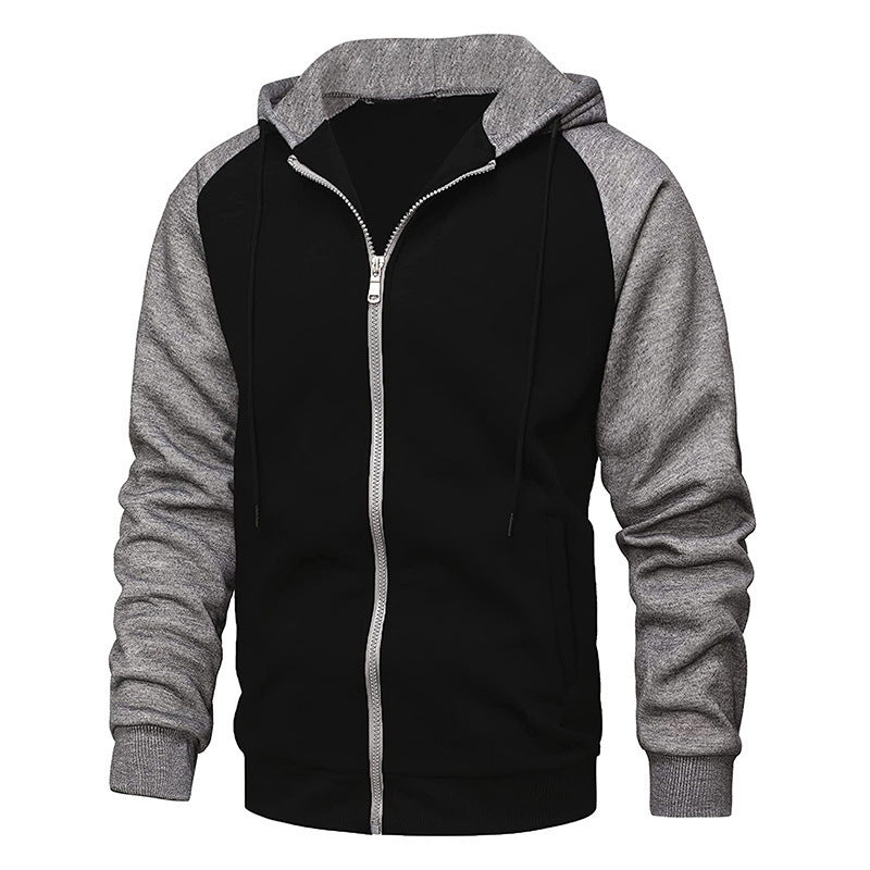 Herrer Hoodie med kontrasterende ærmer Stilla
