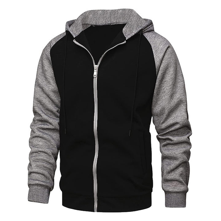 Herrer Hoodie med kontrasterende ærmer Stilla