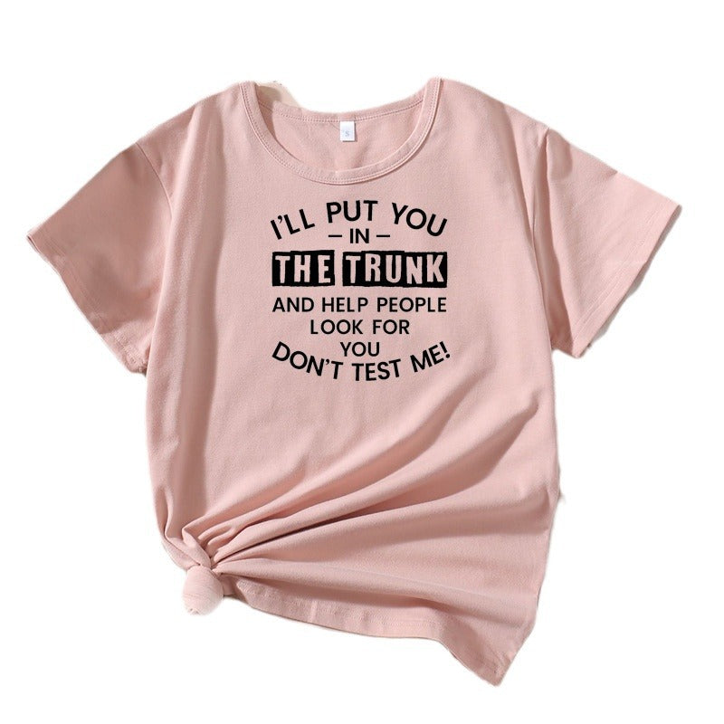 Dame Casual Statement Grafik T-shirt Stilla