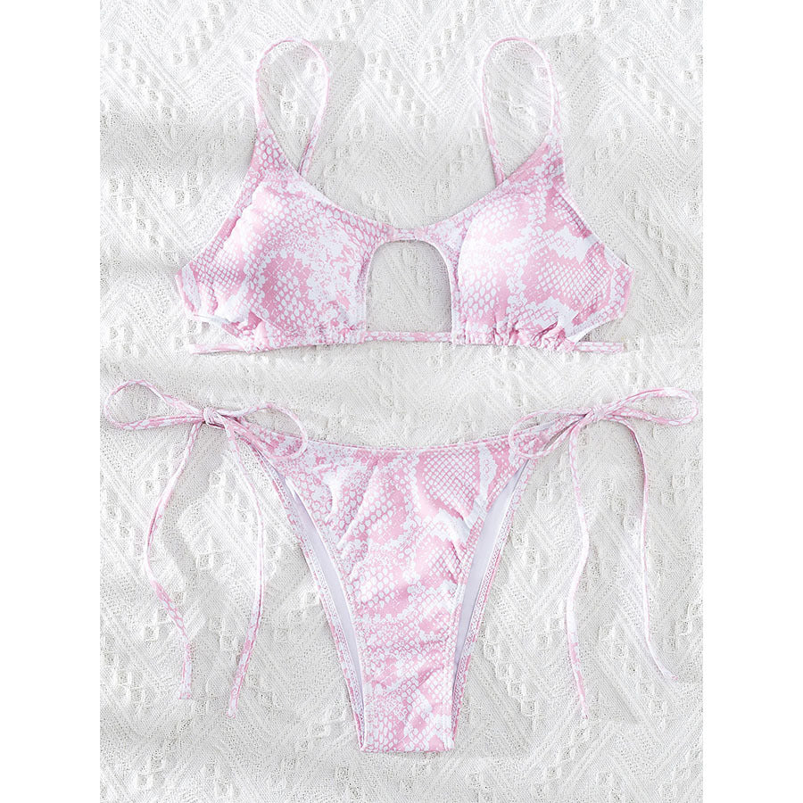 Dame stilfuld Cut-Out Triangel Bikini Sæt Stilla