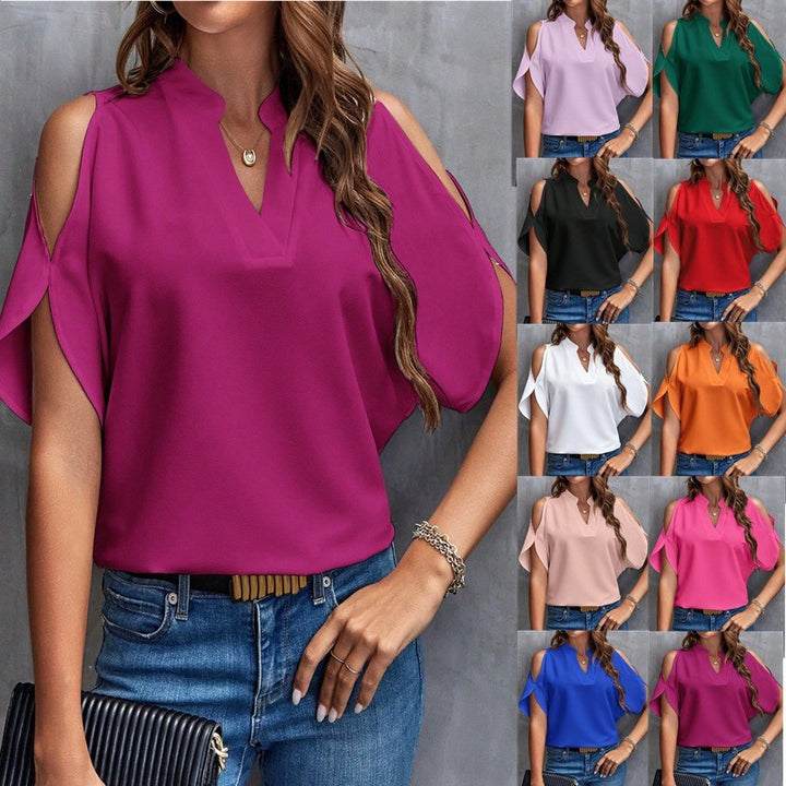 Dame Cold Shoulder Bluse Stilla