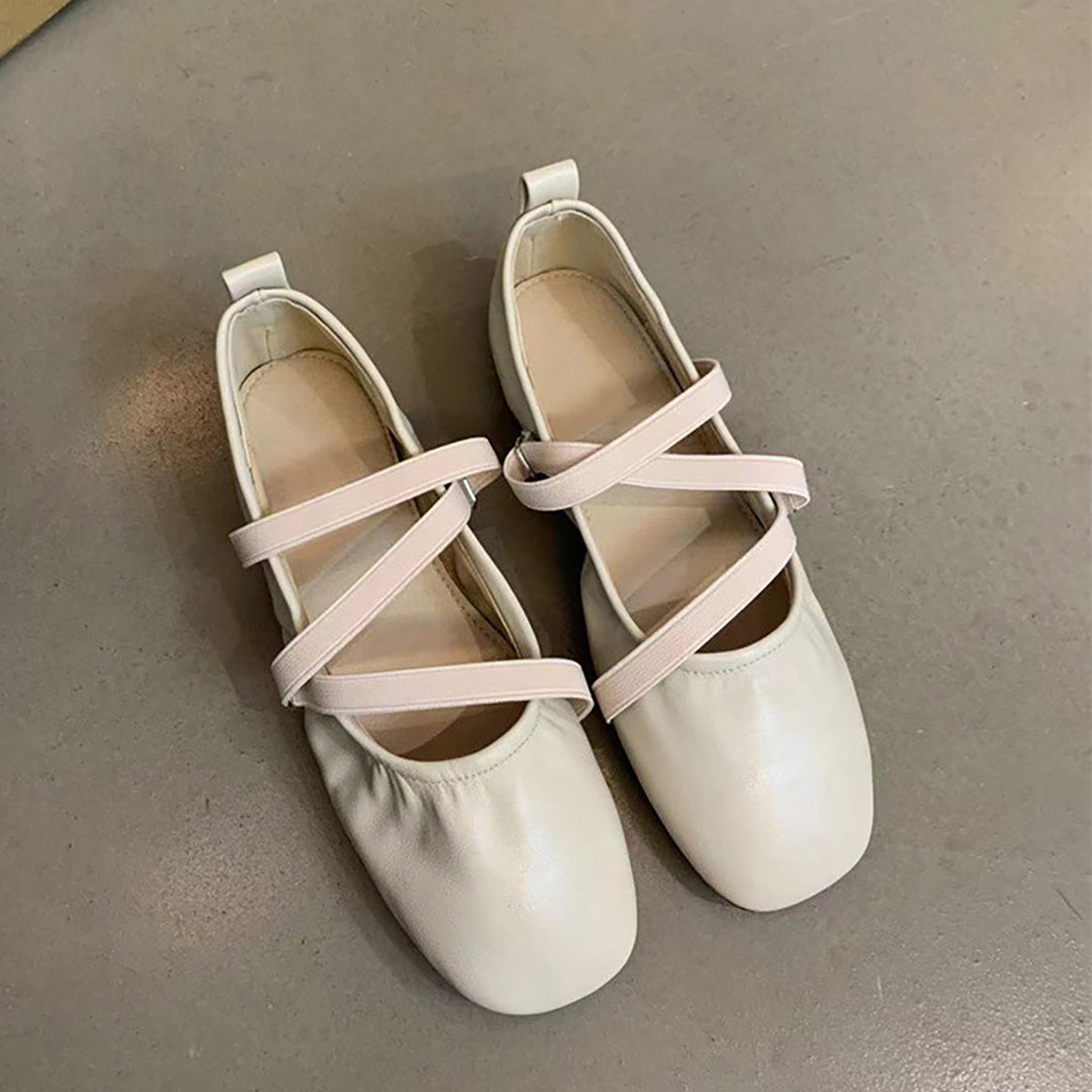 Dame Krydsrem Ballerina Flats Stilla