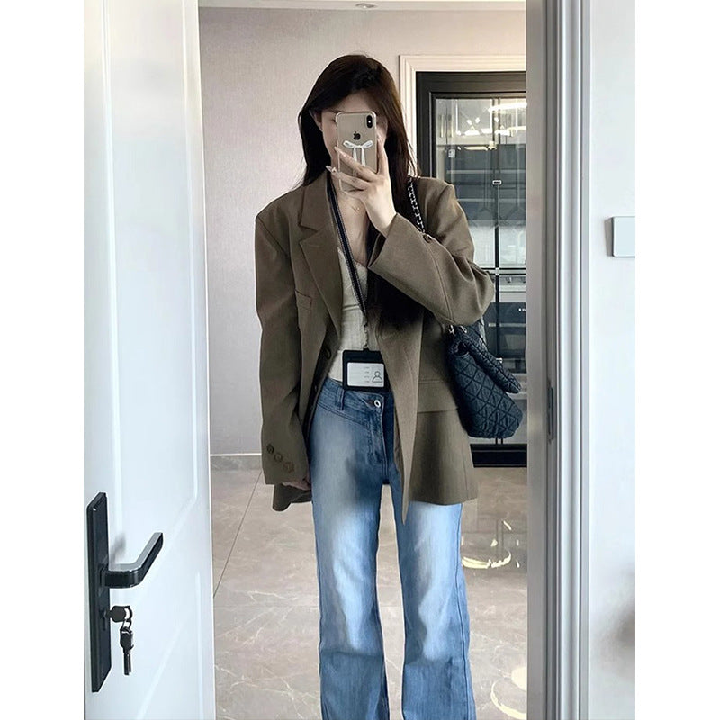 Femme Oversized Taljeret Blazer Stilla