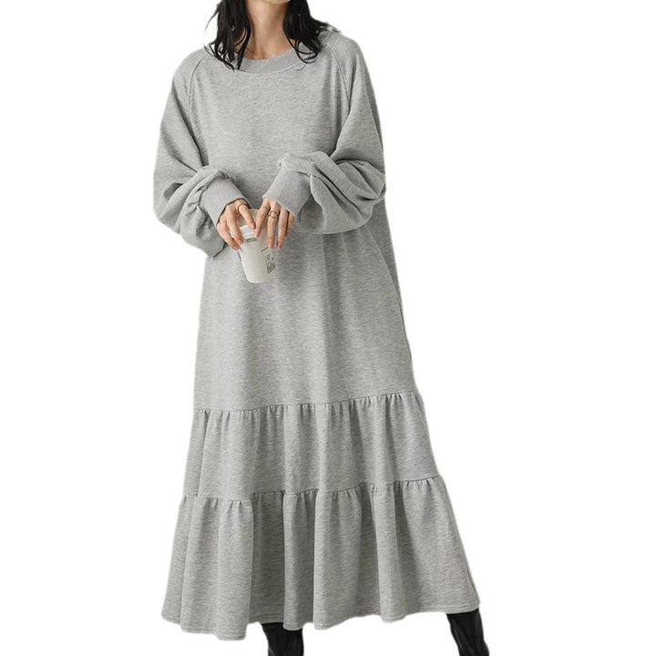 Femme Cozy Gestufter Sweatshirtkjole Stilla