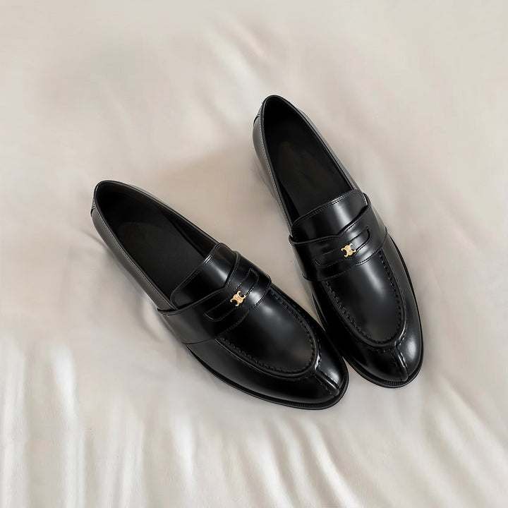 Herrer moderne formelle slippers med dekorativ accent Stilla