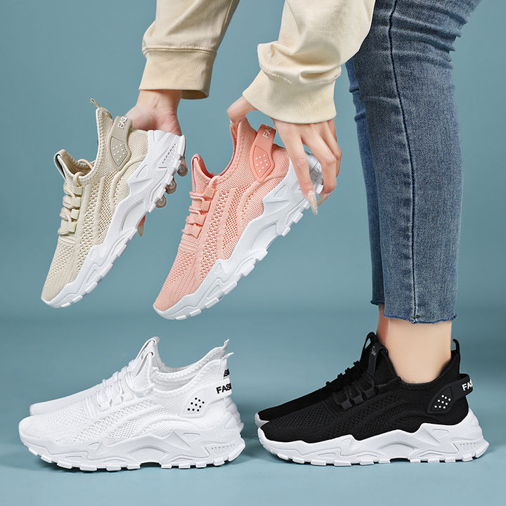 Dame Åndbare Lifestyle-Sneakers med fleksibel sål og innovativt design Stilla