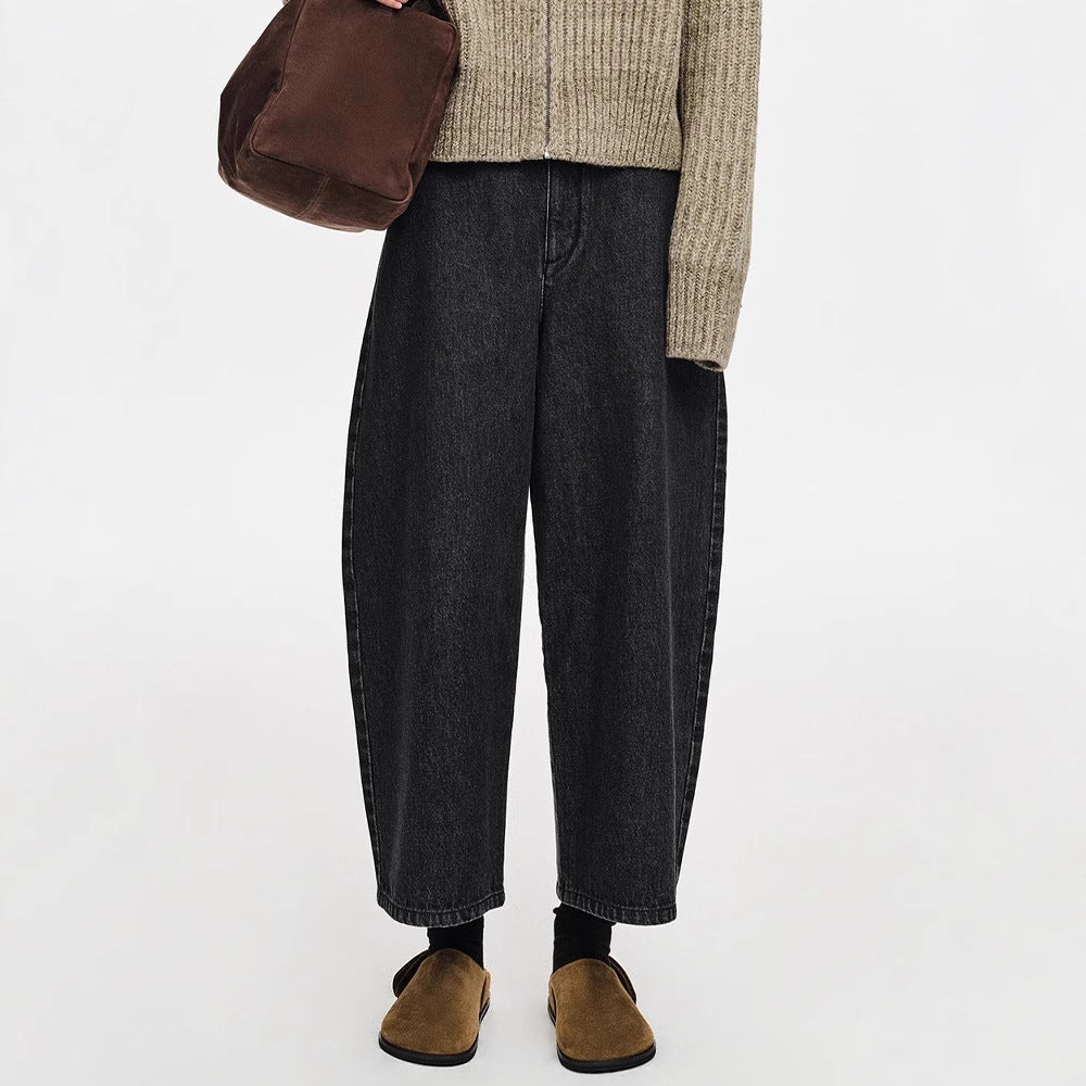 Kvinders brede jeans med høj talje Stilla