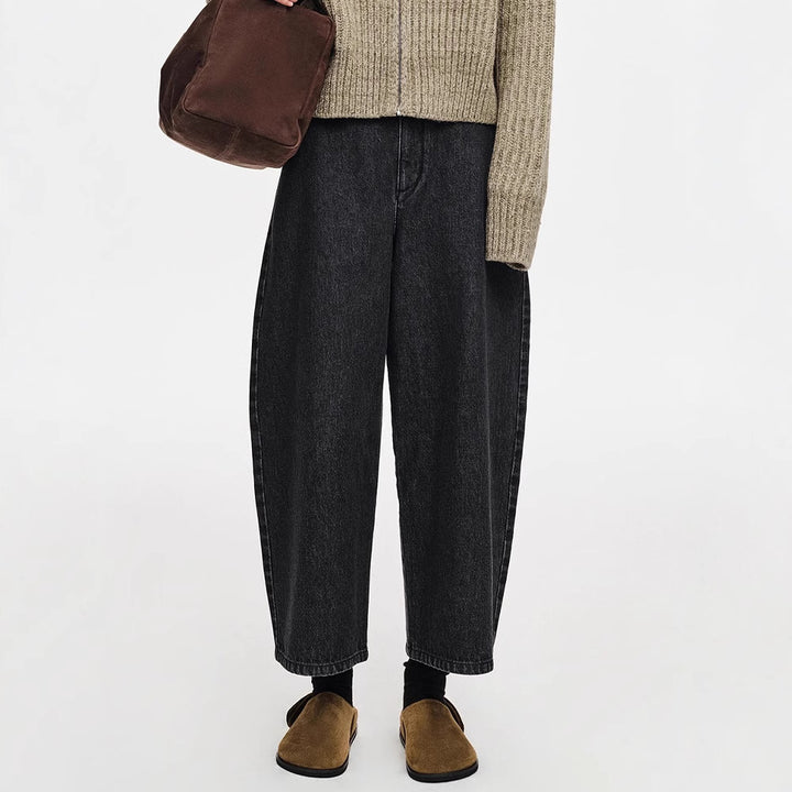 Kvinders brede jeans med høj talje Stilla