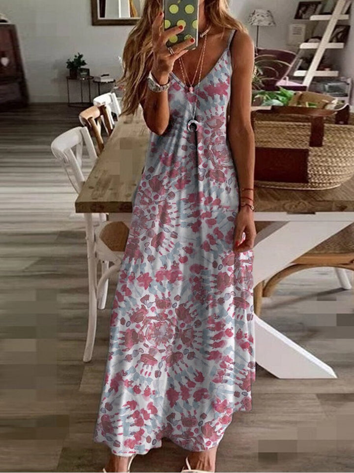 Dame Floral Print Natkjole Stilla