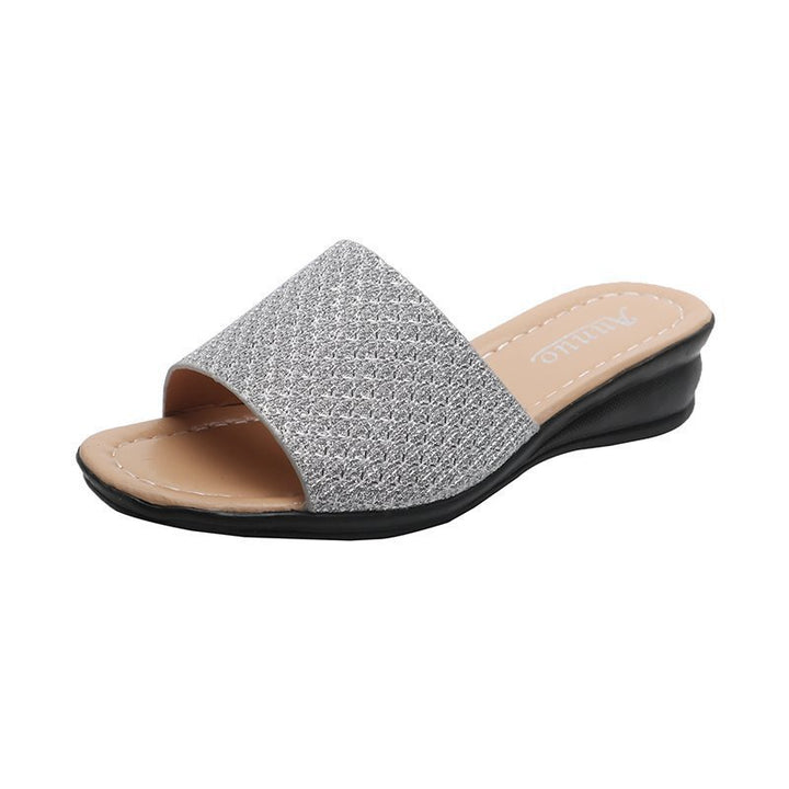 Dame elegante Mules i moderne glamour-stil med smagfulde accenter Stilla