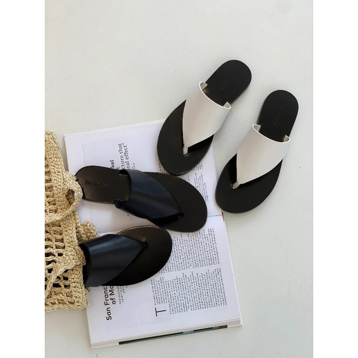 Dame Minimalistiske Åbne Tå Slide Sandaler Stilla